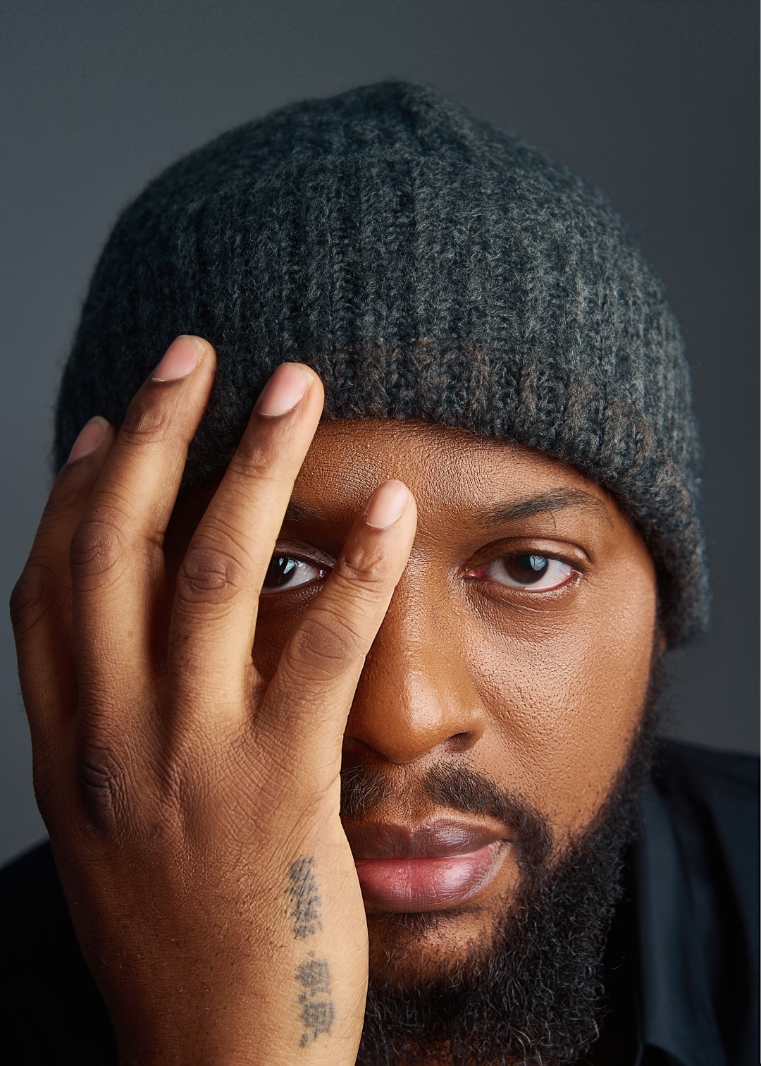 Big DL monochrome artist portrait